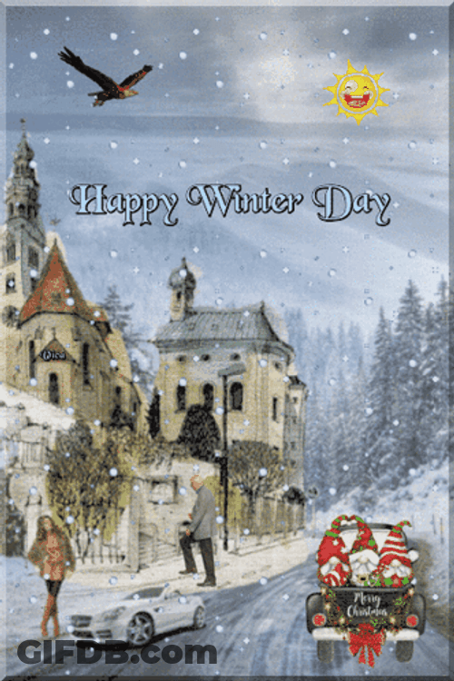 Happy Winter Day Saturday GIF