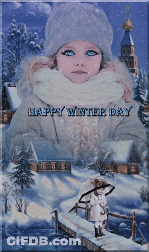 Happy Winter Day Today Saturday GIF