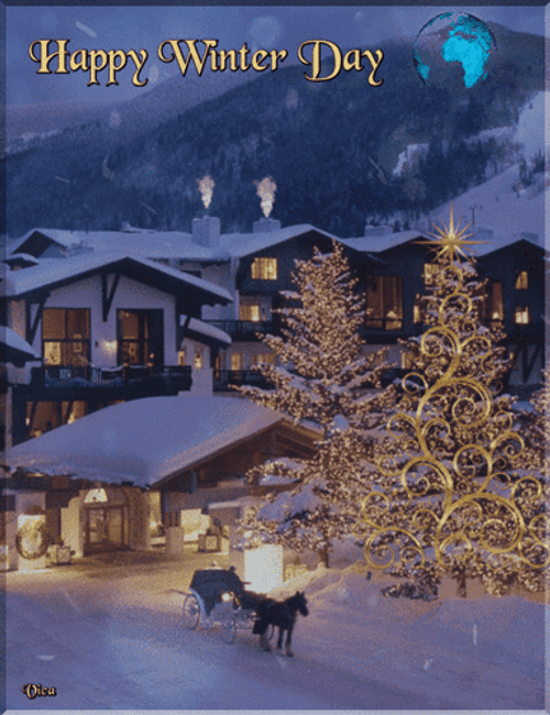 Happy Winter Saturday Have A Nice Day GIF