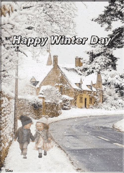 Happy Winter Saturday Have A Walk GIF