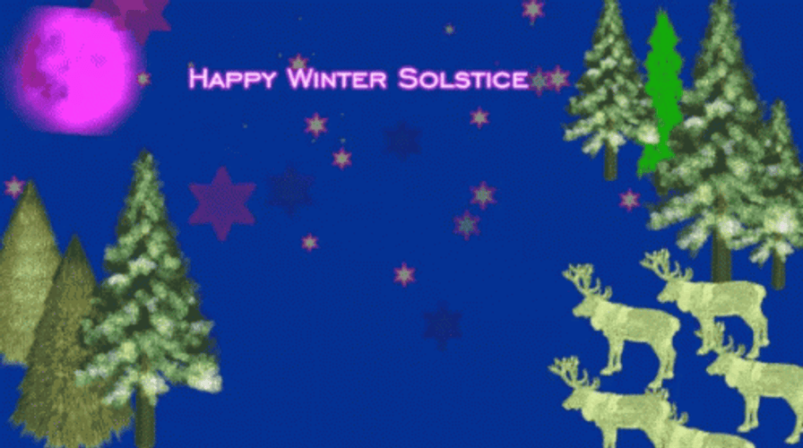 Happy Winter Solstice Christmas GIF