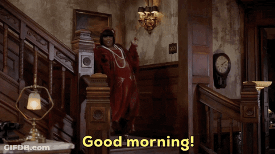 Happy Woman Good Morning Meme GIF