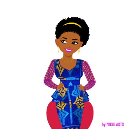 Happy Women's Day Congo Flying Kiss Hearts GIF