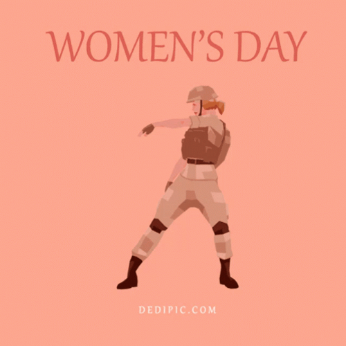 Happy Women's Day Girl Dance GIF