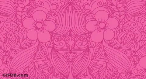 Happy Women's Day Pink Background GIF