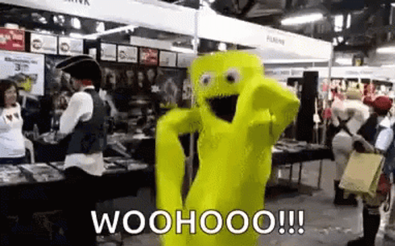 Happy Woohoo Tube Man GIF