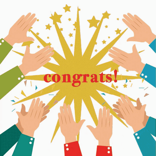 Happy Work Anniversary Congrats Clap GIF
