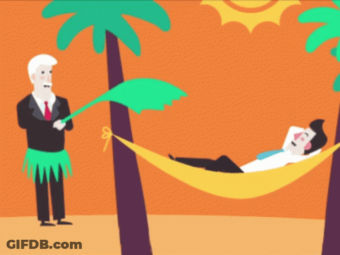 Happy Work Anniversary Funny Island GIF