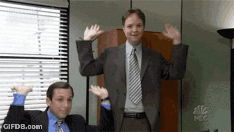 Happy Work Anniversary Raise The Roof Dance GIF