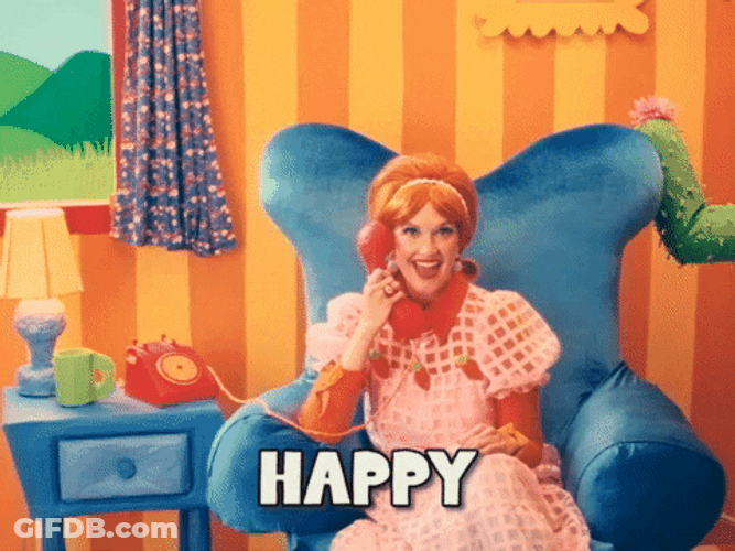 Happy Work Anniversary Vintage Show GIF