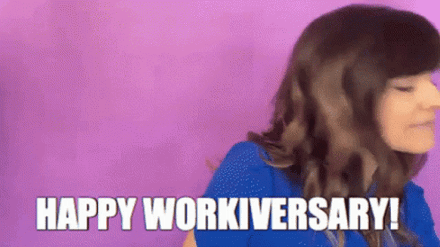 Happy Work Anniversary Workiversary GIF