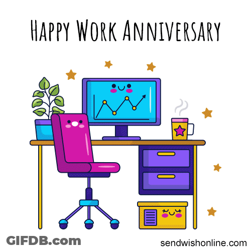 Happy Work From Home Online GIF