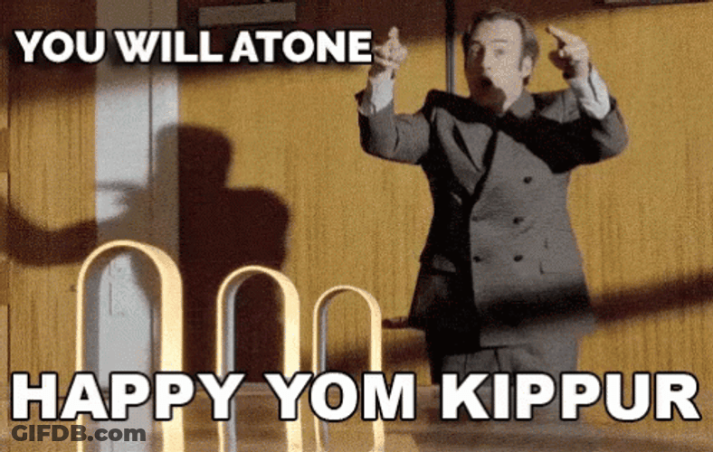 Happy Yom Kippur Holiest Day Judaism You Will Atone GIF