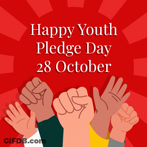 Happy Youth Pledge Day October 28 GIF