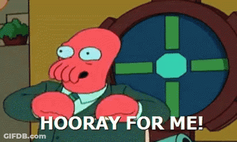 Happy Zoidberg Hooray Celebrate GIF