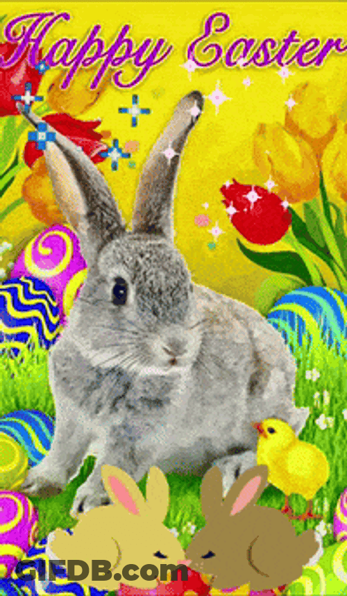 Happyeaster Easter Bunny GIF