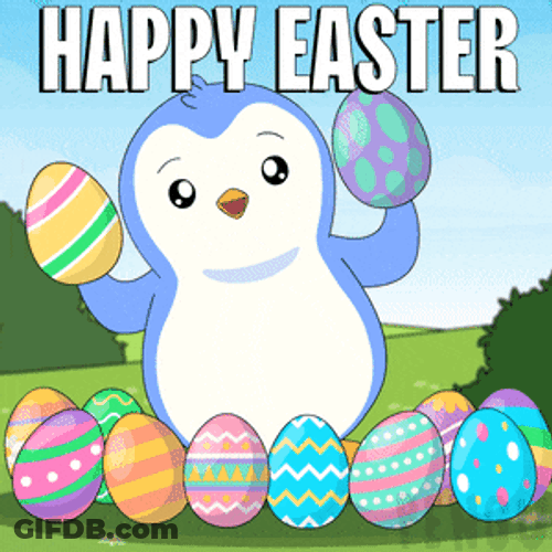 Happyeaster Pengu GIF