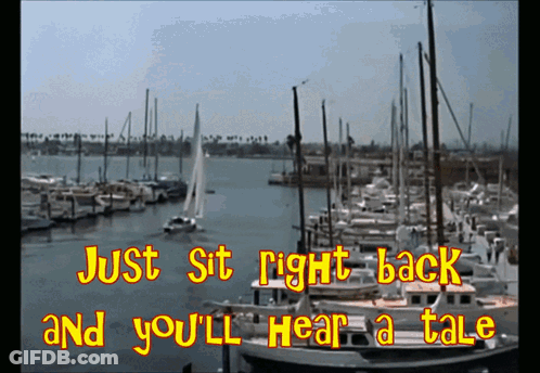 Harbor With Boats Just Sit Right Back And You Ll Hear A Tale GIF