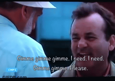 Hard Hat Man Asking Gimme Gimme Gimme I Need I Need Gimme Gimme Please GIF