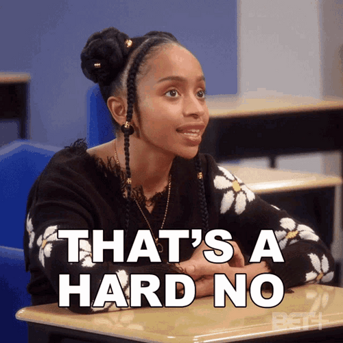 Hard No Janelle Carson GIF