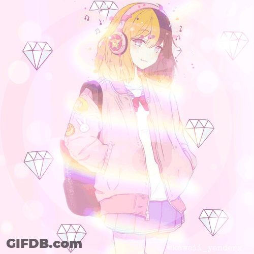 Hard Work Cute Girl Anime GIF