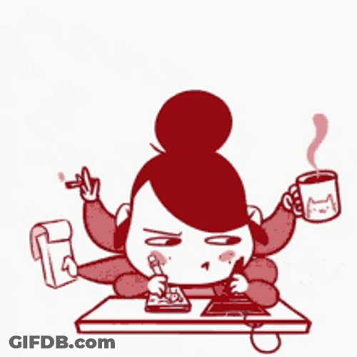 Hard Work Multi-Tasking Busy Life GIF
