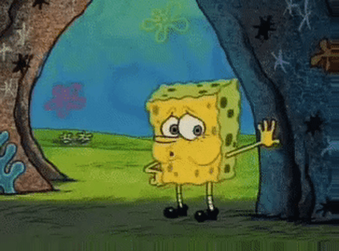 Hard Work SpongeBob SquarePants Out Of Breath GIF