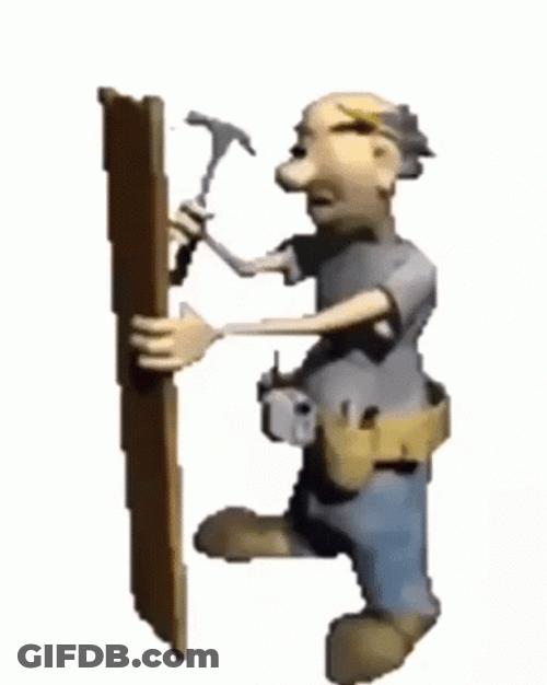 Hardworking Animated Man GIF