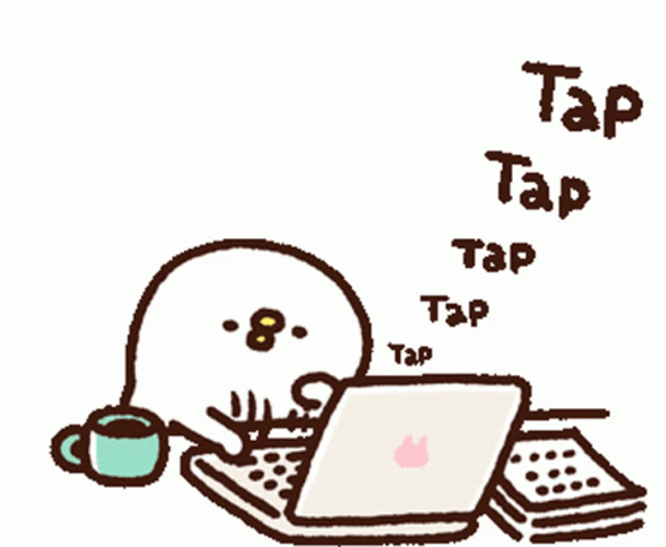 Hardworking Animated Piske GIF