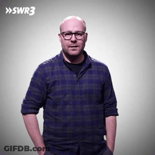 Hardworking Bald Guy GIF