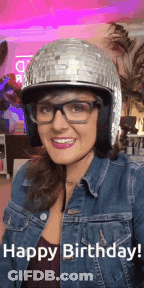 Harley Davidson Happy Birthday Lady Rider GIF