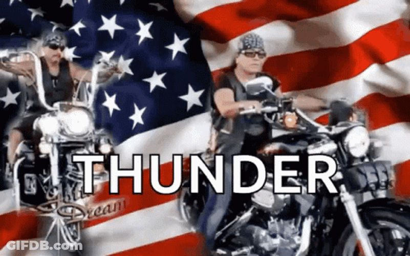 Harley Davidson Happy Birthday Race GIF
