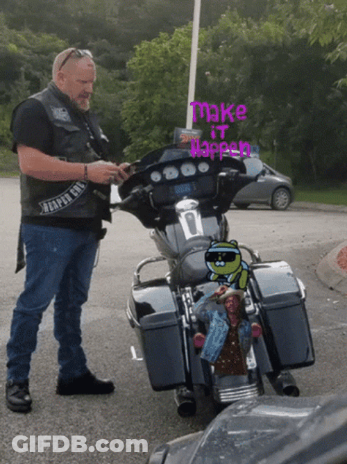 Harley Davidson Happy Birthday Ride GIF