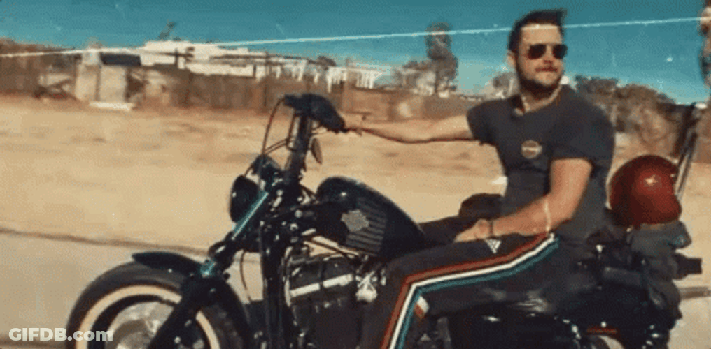 Harley Davidson Happy Birthday Ride Alone GIF