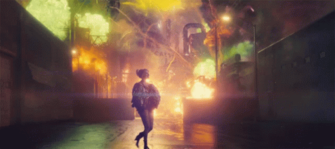 Harley Quinn Explosion GIF