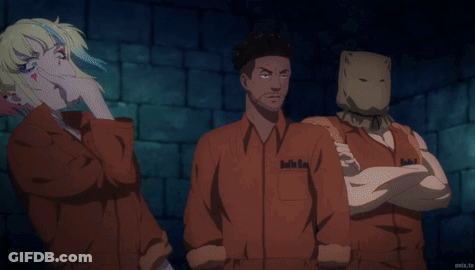 Harley Quinn In Prison Cell GIF