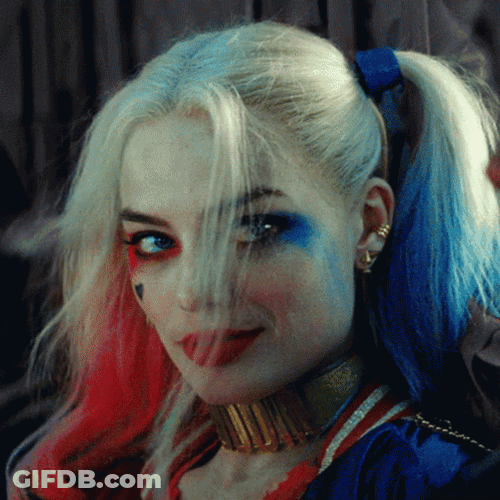 Harley Quinn Sexy Wink GIF