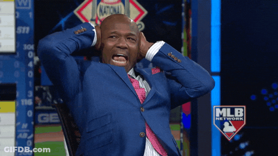 Harold Reynolds Uses Fingers As Ear Plugs GIF