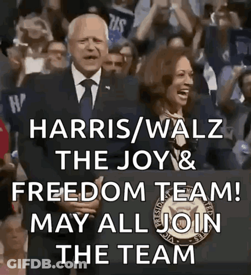 Harris And Tim Walz GIF