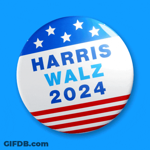 Harris And Tim Walz Pin GIF