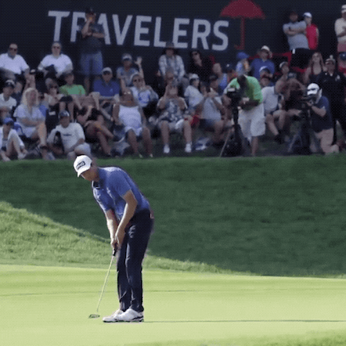 Harris English Celebrating In Golf Course GIF