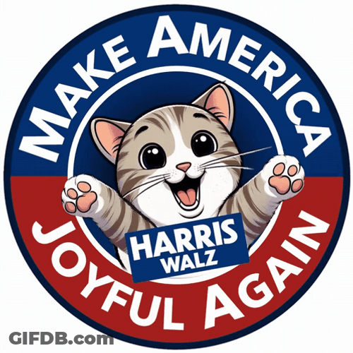 Harris Tim Walz Joyful GIF