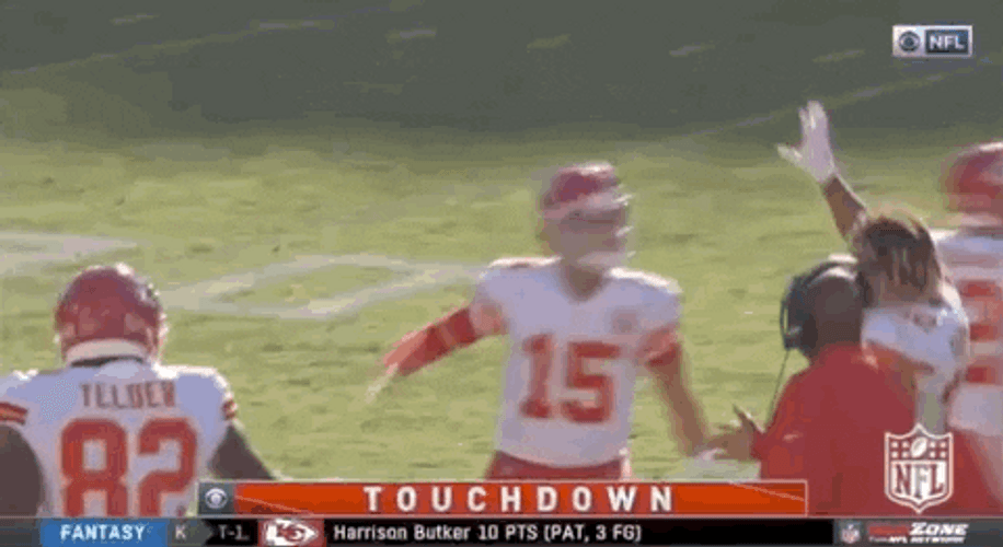 Harrison Butker Kicking Superstar Proud Teammates GIF