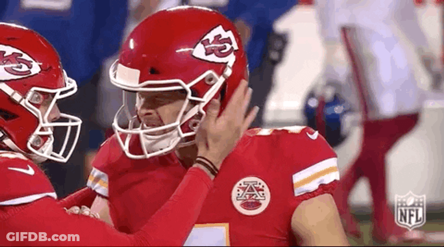 Harrison Butker Loved By Teammates GIF