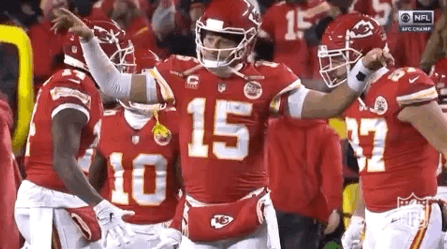 Harrison Butker Teammate Patrick Mahomes GIF