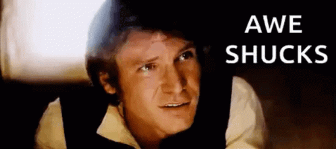 Harrison Ford Awe Shucks GIF