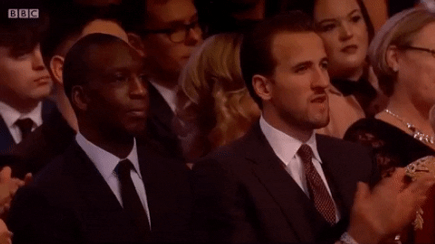 Harry Kane In Suit Clapping His Hand GIF