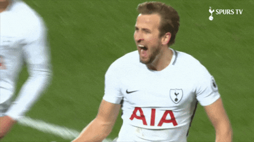 Harry Kane Running And Screaming GIF