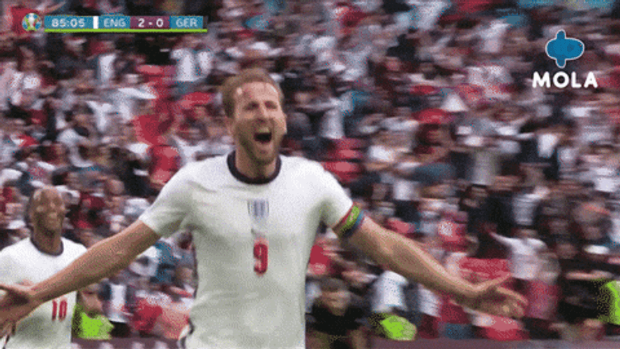 Harry Kane Running Then Sliding GIF