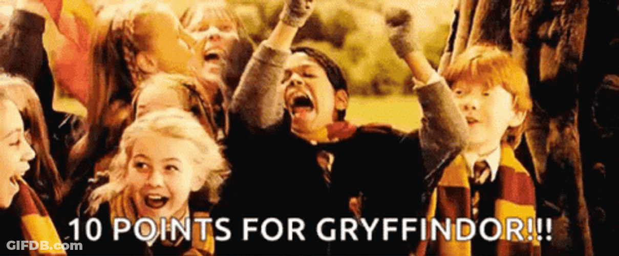Harry Potter 10 Points For Gryffindor GIF
